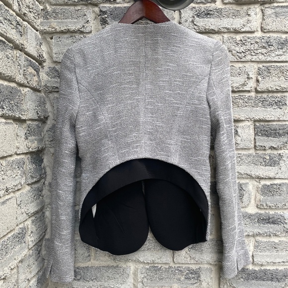 Kenneth Cole Gray/Gold Shimmer Blazer - Picture 6 of 9